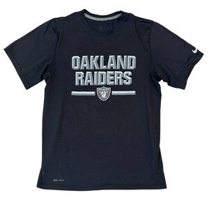 Nike Vintage Oakland Raiders Black Short Sleeve Tee